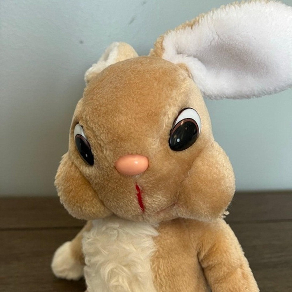 Vintage 1981 Applause Wallace Berrie Wendall the Rabbit Sitting Plush Bunny 7381